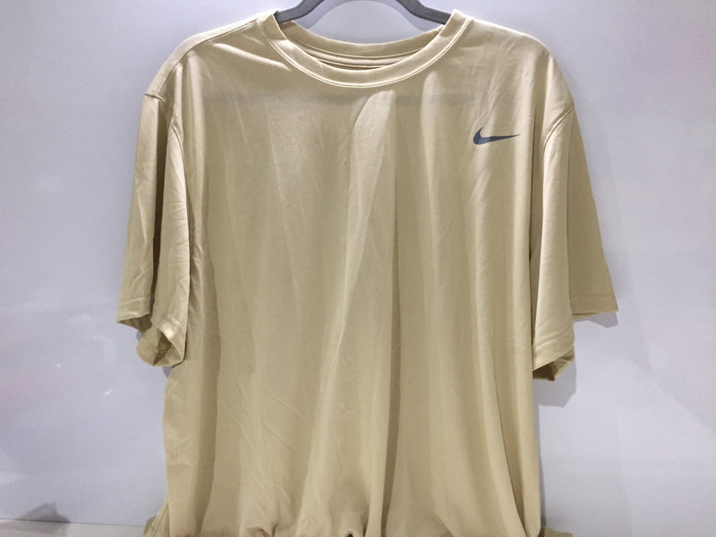 Nike Men's Shirt Short Sleeve Legend (XX-Large, Vegas Gold)
