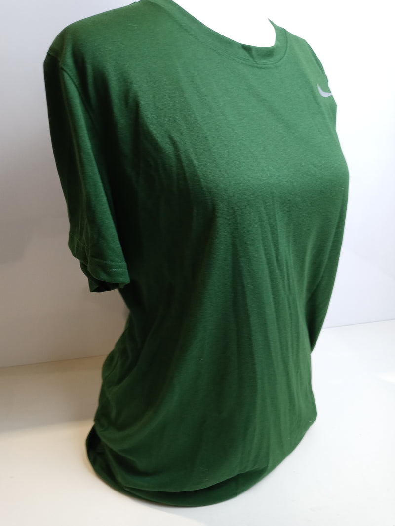 Nike Mens Shirt Short Sleeve Legend (Small, Dark Green)