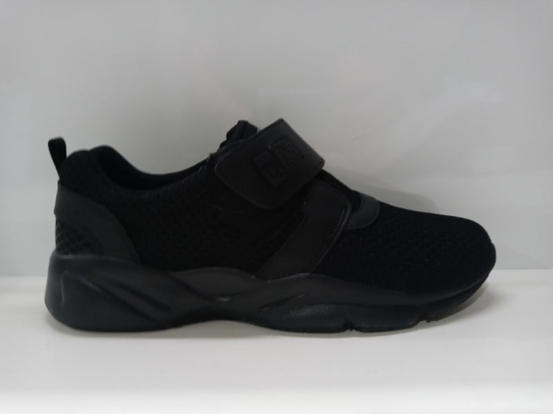 Propet Womens Stability X Strap Walking Walking Sneakers Shoes - Black - Size 12 D