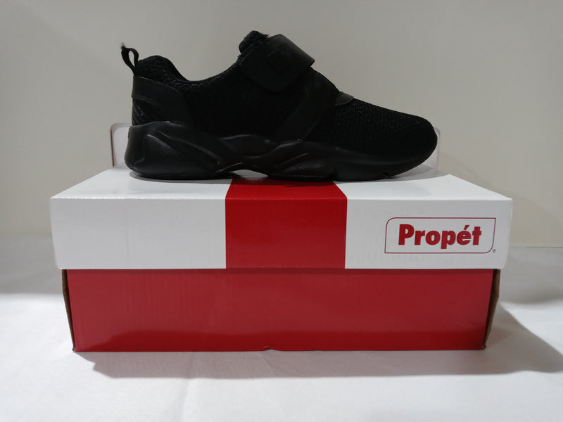Propét womens Stability X Strap Sneaker, Black, 9.5 X-Wide US