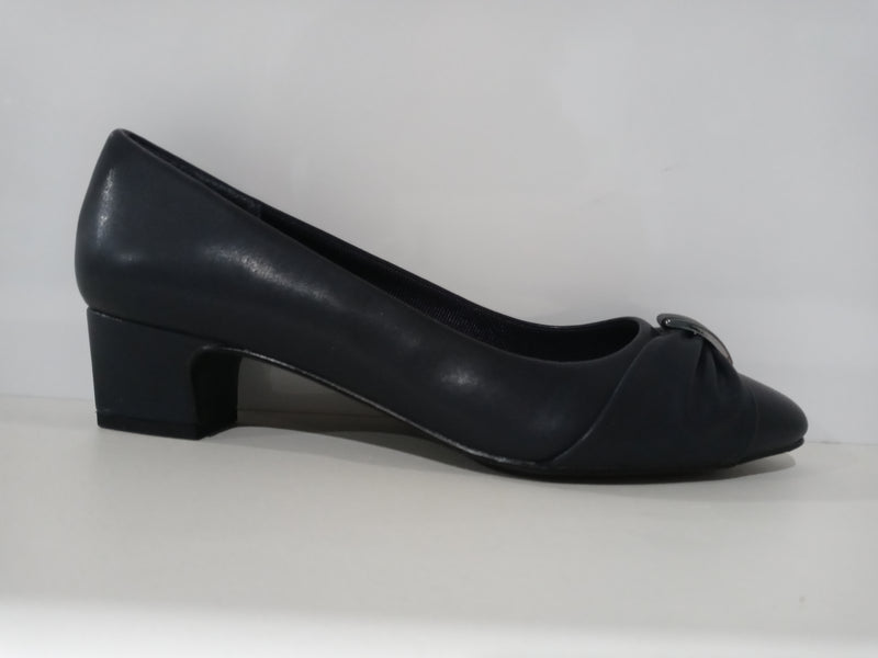 Easy Street Women's Eloise Dress Pump, Navy, 8 W US