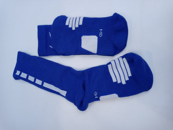 Nike Elite Basketball Crew Socks Medium Size 6 10 White Royal Sx7626-100