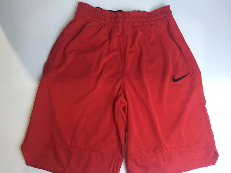 Nike Dri-FIT Icon, Men's Basketball Shorts, Athletic Shorts with Side Pockets, University Red/University Red, M