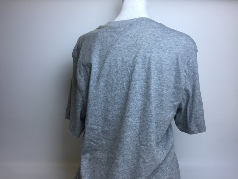 Nike Men's NSW Club Tee, Dark Grey Heather/Black, Small