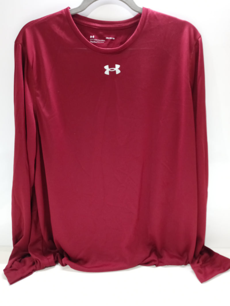 Under Armour Men's UA Locker 2.0 Long Sleeve Shirt (Cardinal, Medium)