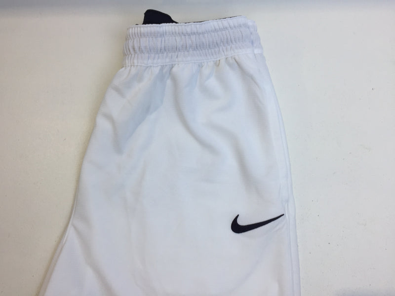 Nike Dri-FIT Icon, Men's Basketball Shorts, Athletic Shorts with Side Pockets, White/White/Black, M-T