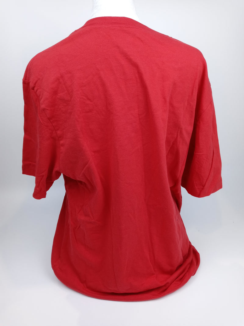 Men's Nike Sportswear Club T-Shirt Classic Fit University Red/White Medium