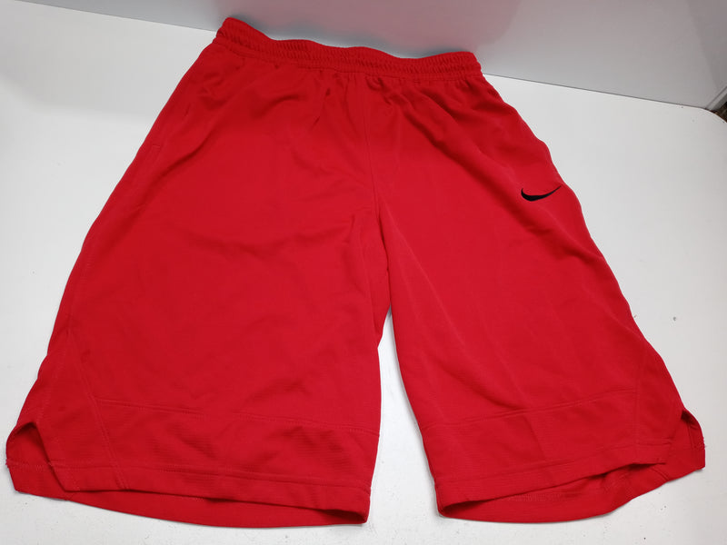 Nike Dri-FIT Icon, Men's Basketball Shorts, Athletic Shorts with Side Pockets, University Red/University Red, M-T