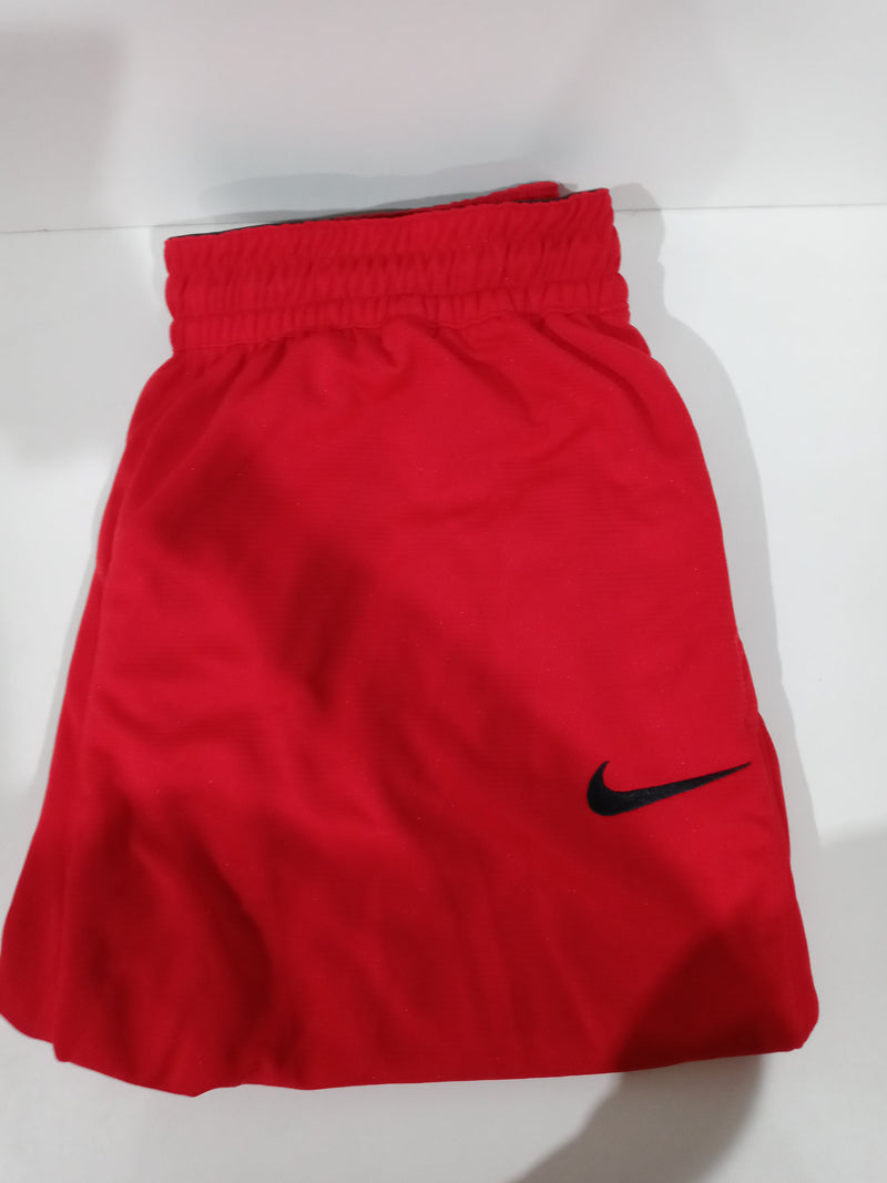 Nike Dri-FIT Icon, Men's Basketball Shorts, Athletic Shorts with Side Pockets, University Red/University Red, L-T