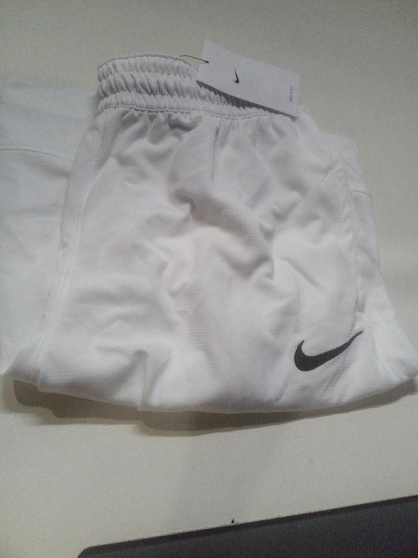 Nike Dri-FIT Icon, Men's Basketball Shorts, Athletic Shorts with Side Pockets, White/White/Black, S