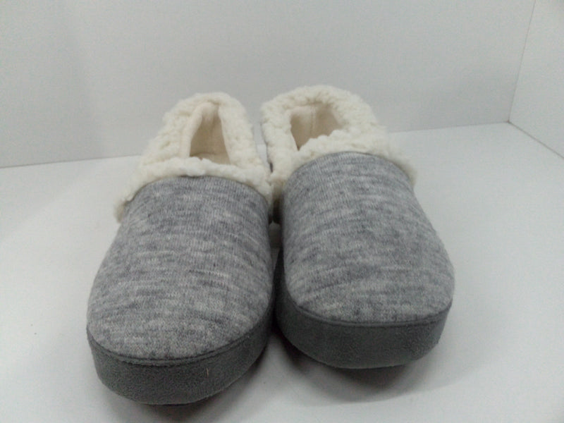 Isotoner Women's Heathered Sweater Knit Back Slipper 6.5 or 7 Pair of Shoes