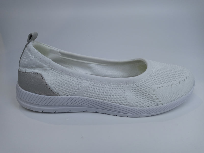 Easy Spirit Women's Glitz 2 Sneaker White 140 11 Wide Pair Of Shoes