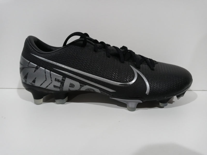 Nike Mercurial Vapor 13 Academy FG Soccer Cleats (M4.5/W6, Black/Gray-M)