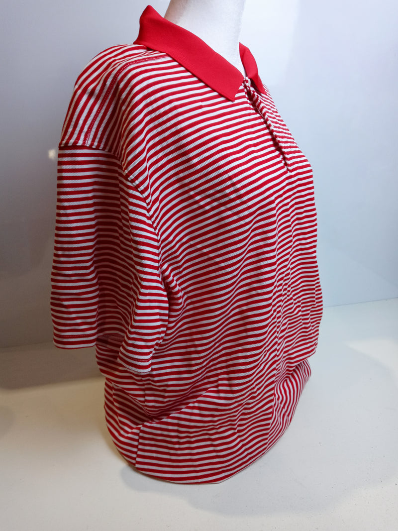 Nike Men's Dry Victory Stripe Polo Golf Shirt (as1, Alpha, xx_l, Regular, Regular, University Red/White, XX-Large)