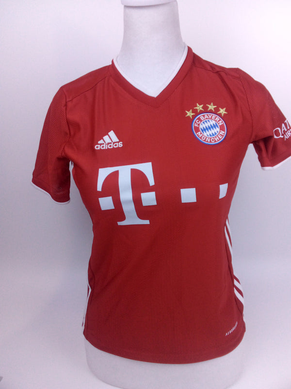 adidas Kid's FC Bayern 2020 Home Jersey Small Red T-shirt