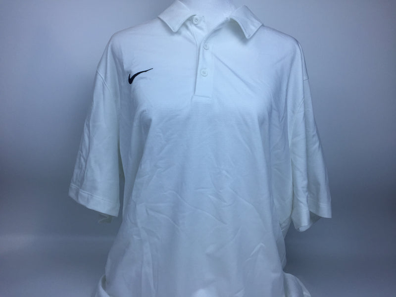 Nike Mens Dry Polo Franchise (XL) White