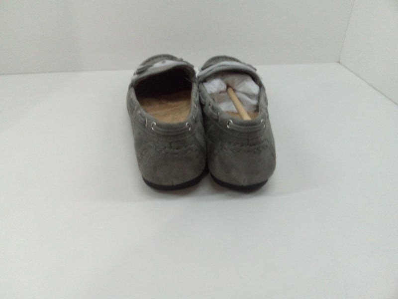 Bella Vita Womens Flat Loafer Grey Suede Leather 7 Us Pair of Shoes