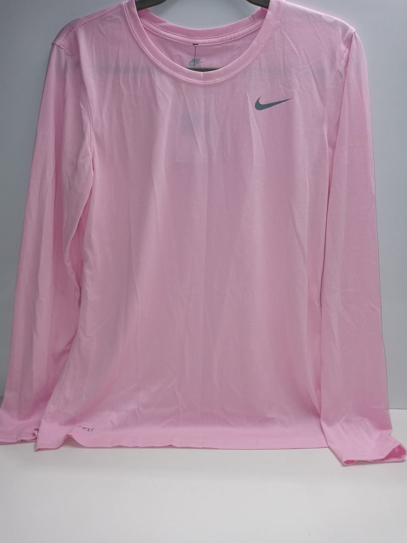 Nike Women's Legend L/S T SP20 TOP Shy Pink Cool Grey