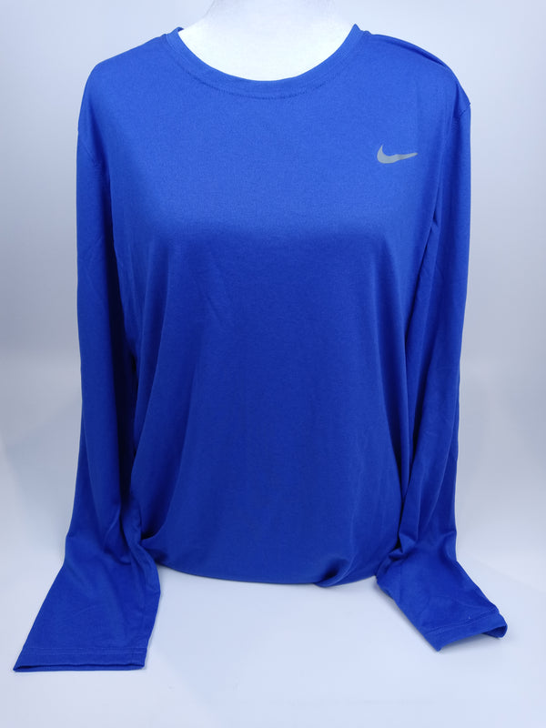 Nike Women's Legend L/S T SP20 TOP Game Royal Cool Grey XLarge