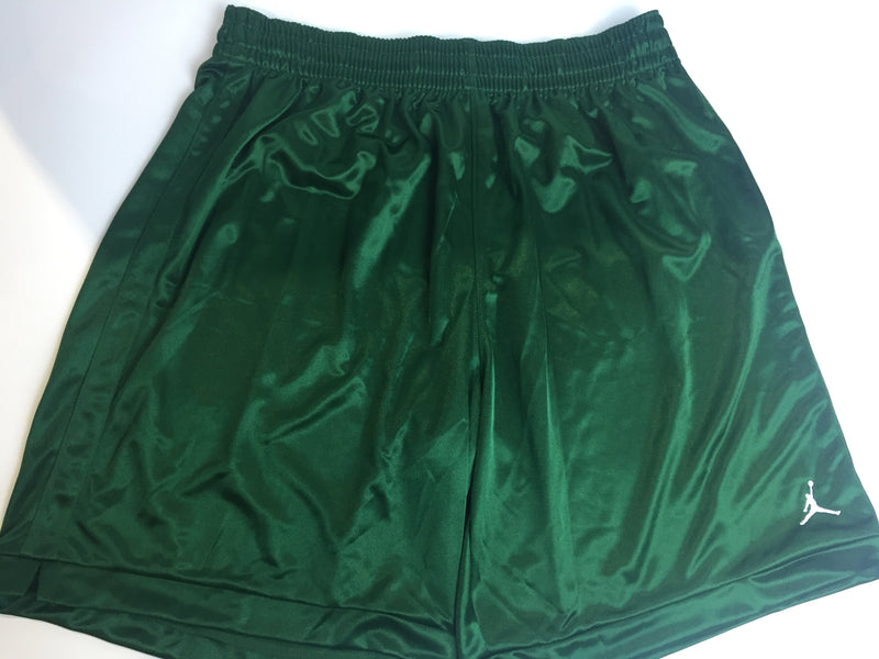Jordan Team Practice Shorts Mens Dark Green White XX-Large