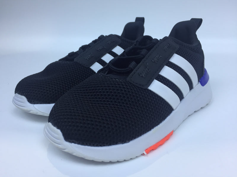 adidas Unisex-Baby Racer TR21 Running Shoe, Black/White/Sonic Ink, 9.5 Toddler