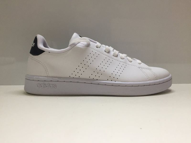 adidas Men's Advantage Racquetball Shoe, White/White/Ink, 5.5