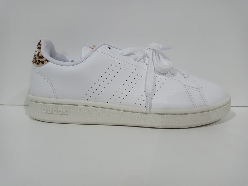 Adidas Women's Advantage Tennis Shoe White/white/white Tint 8