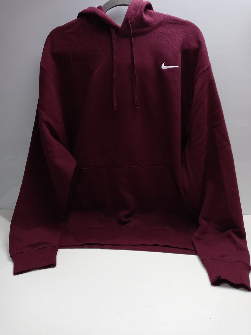 Nike Men's Hoodie (Dark Maroon, X-Large)