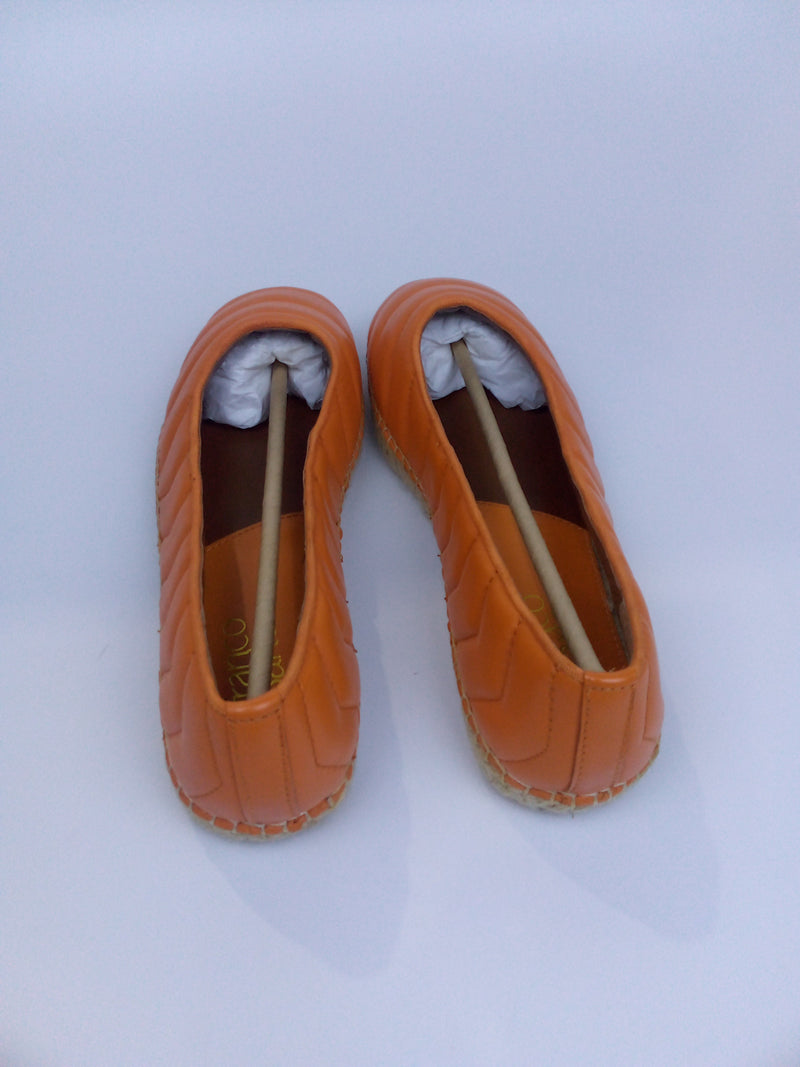 Franco Sarto Women's Kiya Espadrille Loafer Flat Platino Size 10 Pair of Shoes