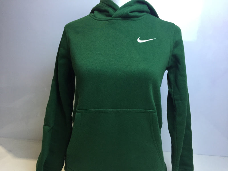 Nike Youth Fleece Pullover Hoodie (Green, Large)