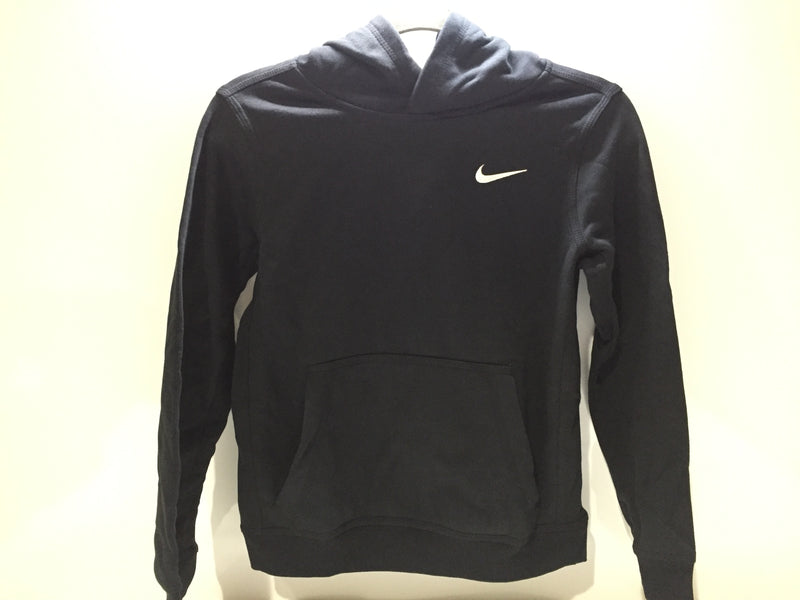 Nike Youth Fleece Pullover Hoodie (Black, Medium)