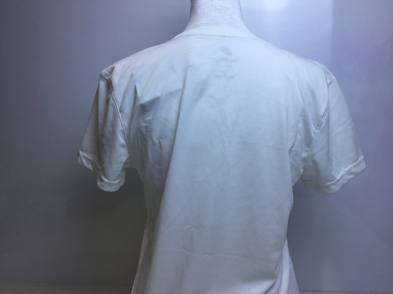 Nike Women's Shortsleeve Legend T-Shirt nkCU7599 100 (Small) White/Grey