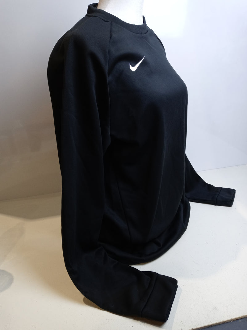 Nike MEN'S THERMA CREW (BLACK/WHITE, Small)