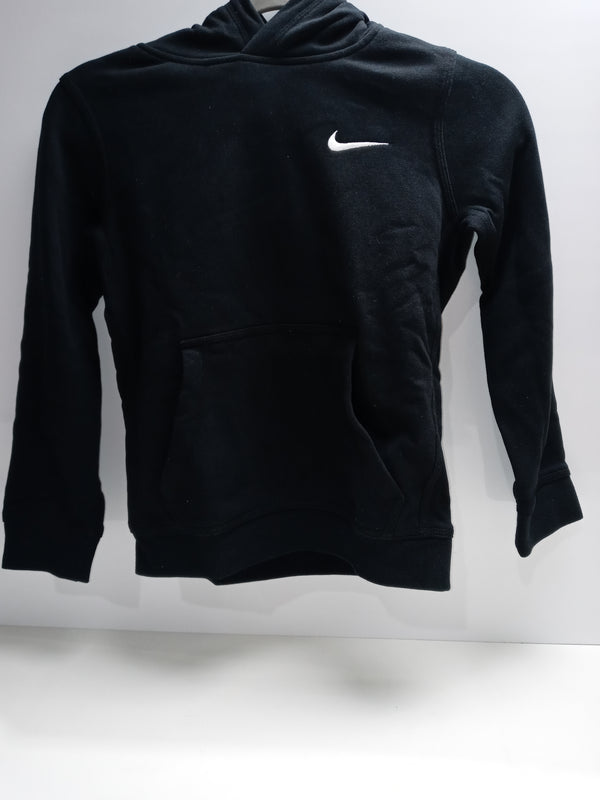Nike Youth Fleece Pullover Hoodie (Black, Small)