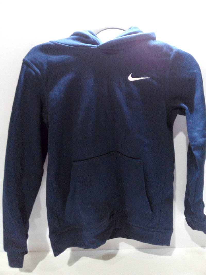 Nike Youth Fleece Pullover Hoodie (Navy, Medium)
