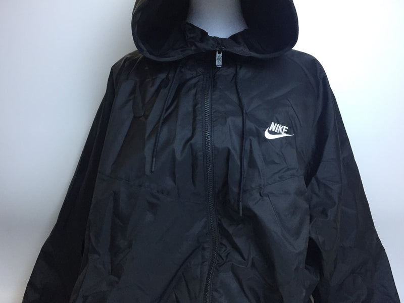 Nike Men's Sportswear Windrunner Hooded Jacket XX-Large Black White