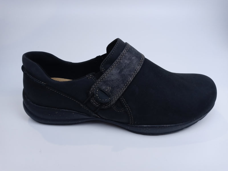 Clarks Women's Roseville Dot Loafer Black Combi 10 Wide Pair Of Shoes