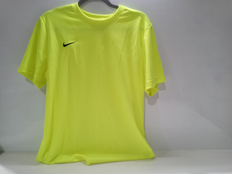 Nike Men's Park Short Sleeve T Shirt Volt Large