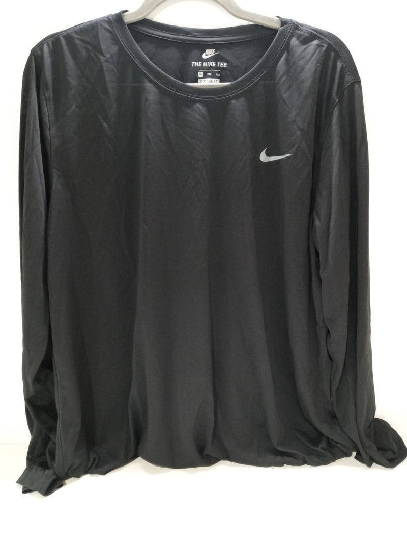 Nike Women's Legend Long Sleeve T-Shirt SP20 (XX-Large, Black/Cool Grey)