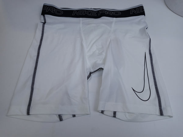 Nike Pro Dri Fit Men Shorts Regular White Black