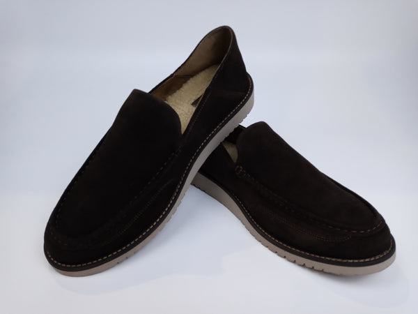 Rockport Men's Axelrod Crush Back Slipper Java Nubuck 11 Pair Of Shoes