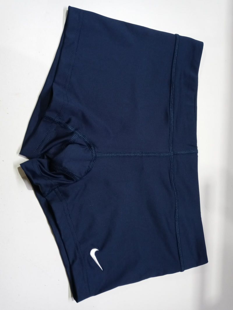 Nike Womens Dri FIT Stock Compression Shorts (Medium, Navy)