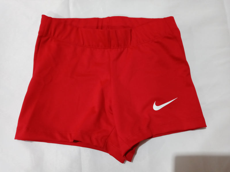 Nike Womens Dri FIT Stock Compression Shorts (X-Small, Red)