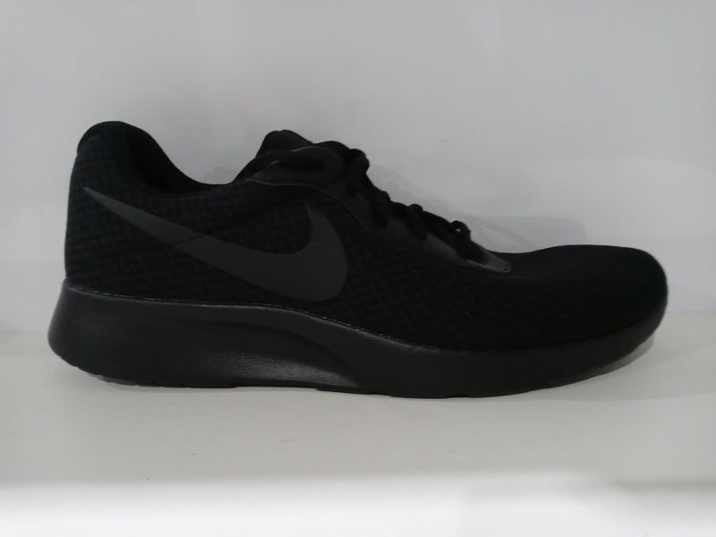 Nike Mens Tanjun Black/Black-Barely Volt 12.5