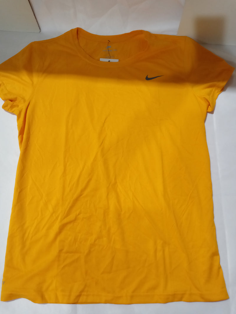 Nike Legend Women's Short Sleeve Shirt, Gold, X-Large
