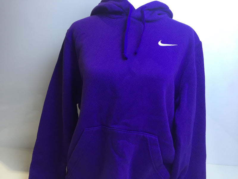 Nike Womens Pullover Fleece Hoodie (Purple, Large)