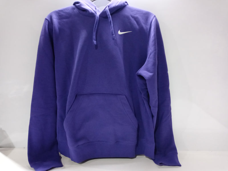Nike Womens Pullover Fleece Hoodie (Purple, Medium)