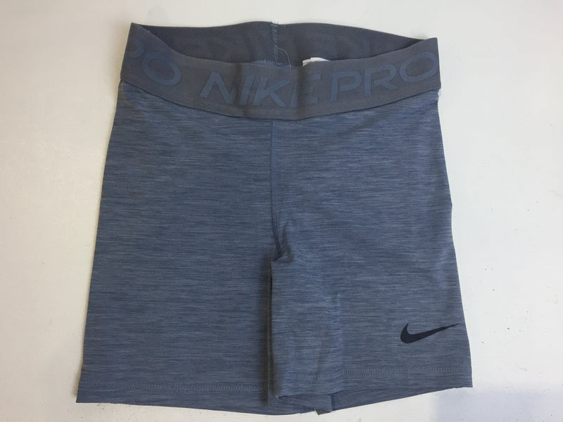 Nike Women's Pro 365 5 Inch Shorts (Small, Grey)