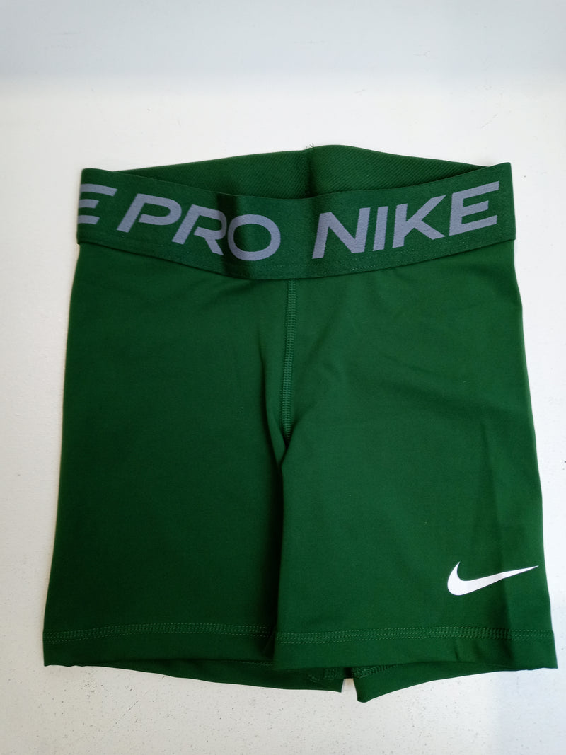 Nike Women's Pro 365 5 Inch Shorts (X-Small, Green)