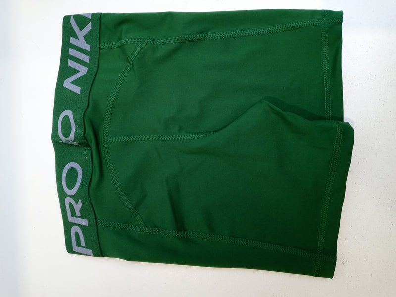 Nike Women's Pro 365 5 Inch Shorts (X-Small, Green)